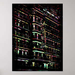 Chelsea Hotel New York City Poster Print