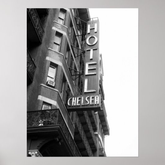 Chelsea Hotel Poster (Voorkant)
