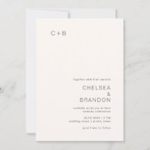 Chelsea Ivory Modern Wedding