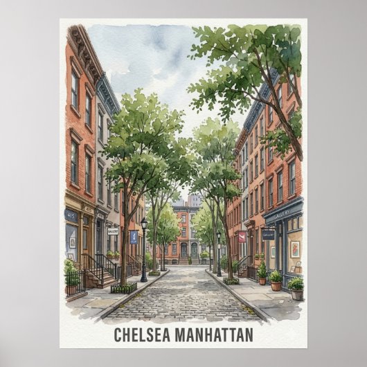 Chelsea Manhattan Poster (Voorkant)
