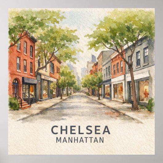 Chelsea Manhattan Poster (Voorkant)