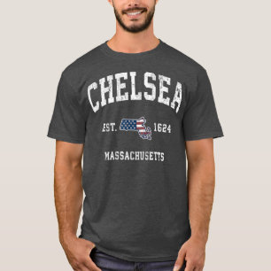 Chelsea Massachusetts MA  Amerikaanse vlag T-shirt