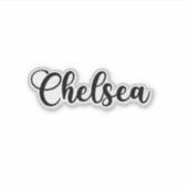 Chelsea Name - Handgeschreven kalligrafie Sticker (Voorkant)