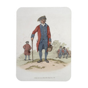 Chelsea Pensioner, van 'Costume of Great Britain' Magneet