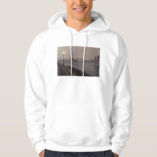 Chelsea Power Station bij nacht Hoodie (Voorkant)