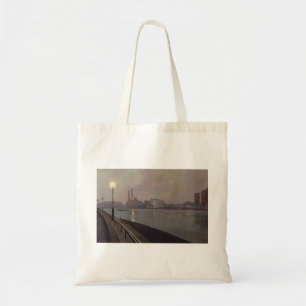 Chelsea Power Station bij nacht Tote Bag