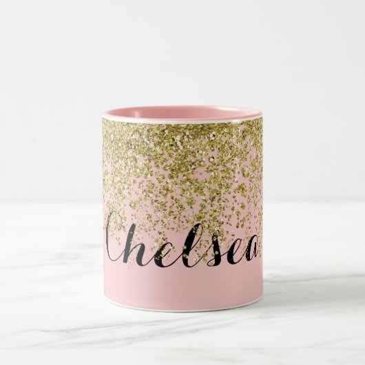 Chelsea Roos Quartz Glam Tweekleurige Koffiemok (Center)