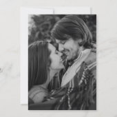 Chelsea Taupe Modern Wedding Kaart (Achterkant)