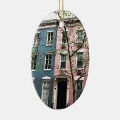 Chelsea Townhouses, NYC Keramisch Ornament (Rechts)