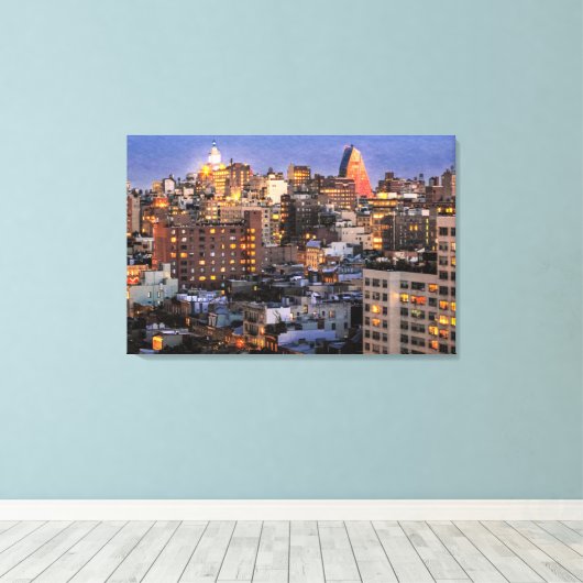 CHELSEA TWILIGHT Canvas Kunst (Insitu (Houten vloer))