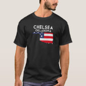Chelsea USA State America Travel Oklahoman Premium T-shirt (Voorkant)