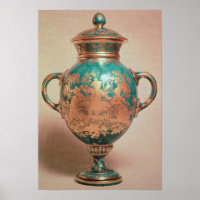 Chelsea vase en deksel met gelte-chinoiserie
