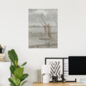 Chelsea Wharf - James Whistler Fine Art Poster (Thuiskantoor)