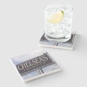 Chelsea's Gentlemans Club, Athene Georgia Marble S Stenen Onderzetter (Zijkant)