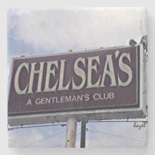 Chelsea's Gentlemans Club, Athene Georgia Marble S Stenen Onderzetter