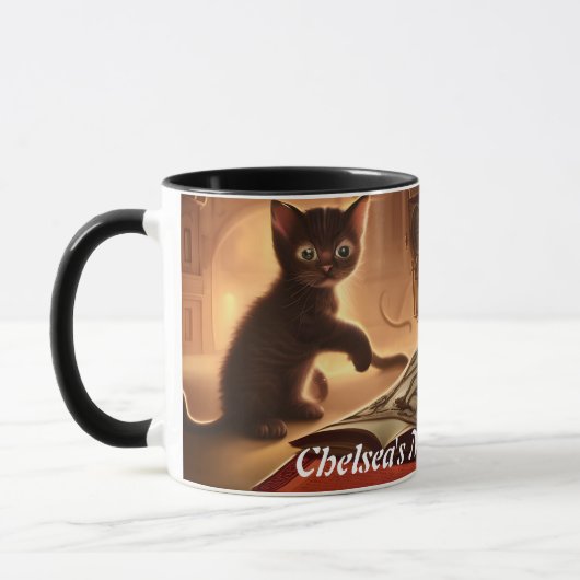 Chelsea's Morning Coffee Gepersonaliseerde  Mok (Links)