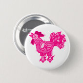 Chelsie Chicken Ronde Button 5,7 Cm (Voorkant /achterkant)