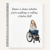 Chelsie Hill Dance is een dance notebook Notitieboek (Voorkant)