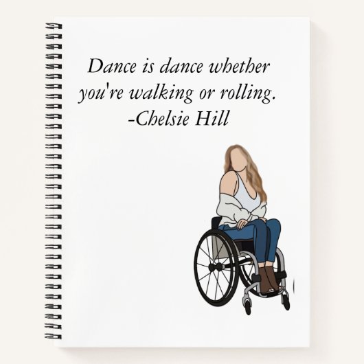 Chelsie Hill Dance is een dance notebook Notitieboek (Voorkant)