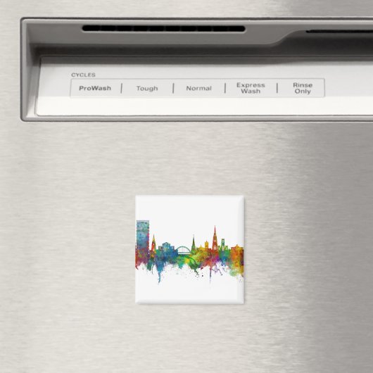 Cheltenham England Skyline Magneet (Insitu (Vaatwasser))