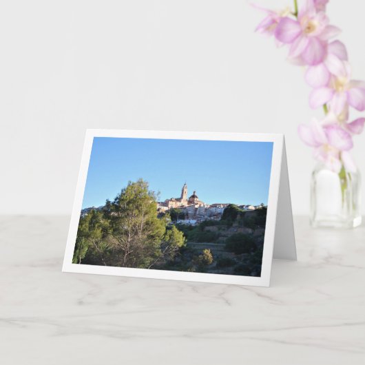 Chelva Stad in de Bergen, Spanje Kaart (Orchidee)