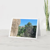 Chelva Town op de berg, Spanje Kaart (Voorkant)