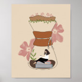 Chemex Coffee Poster (Voorkant)