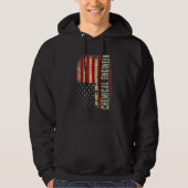 Chemical Engineer 4th Of July US Flag Patriotic En Hoodie (Voorkant)