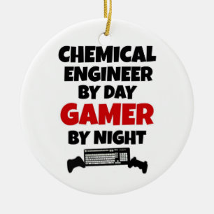 Chemical Engineer beroemd gemaakt door Day Gamer B Keramisch Ornament