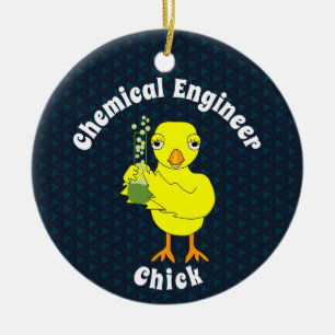 Chemical Engineer Chick Keramisch Ornament