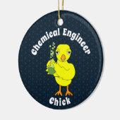 Chemical Engineer Chick Keramisch Ornament (Links)