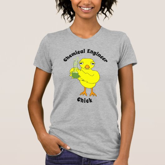 Chemical Engineer Chick T-shirt (Voorkant)