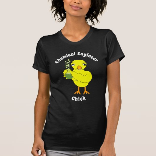 Chemical Engineer Chick T-shirt (Voorkant)