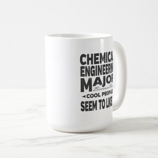 Chemical Engineer College Major Cool Mensen Koffiemok (Voorkant rechts)