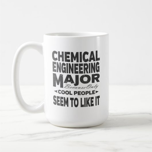 Chemical Engineer College Major Cool Mensen Koffiemok (Links)