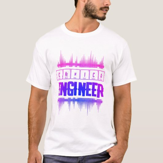 Chemical Engineer Engineering 19 T-shirt (Voorkant)