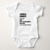 Chemical Engineer Funny Engineering Afstuderen Romper (Voorkant)