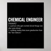 Chemical Engineer Profession Definition Engineerin Poster (Voorkant)