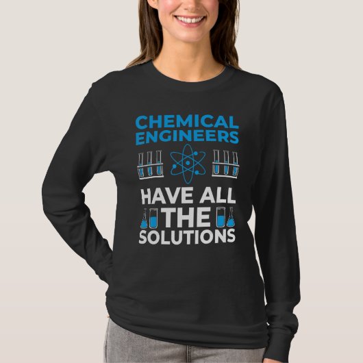 Chemical Engineering Chemical Process Chemical Eng T-shirt (Voorkant)