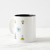 Chemical Engineering Pack 01 Tweekleurige Koffiemok (Voorkant links)