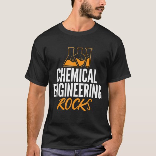 Chemical Engineering Rocks Engineer Apparel T-shirt (Voorkant)