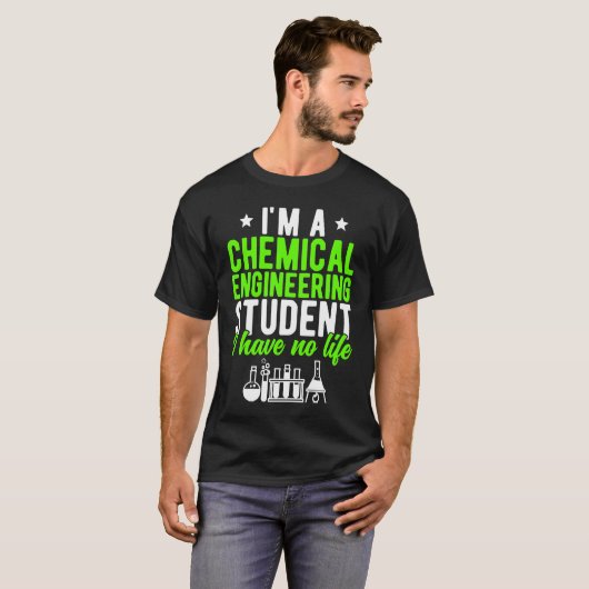 Chemical Engineering Student Future Chemical Engin T-shirt (Voorkant volledig)