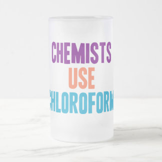 Chemicaliën gebruiken chloroform matglas bierpul