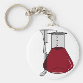Chemicaliënbeakers Test Tubes Solutions Sleutelhanger (Voorkant)