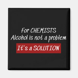 Chemicaliënchemicaliën in alcohol magneet