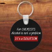 Chemicaliënchemicaliën in alcohol sleutelhanger (Voorkant)