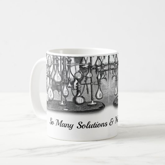 Chemicaliënchemie zo veel  Oplossingsbakker Koffiemok (Voorkant links)