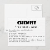 Chemicaliëndefinitie Briefkaart (Voorkant / Achterkant)