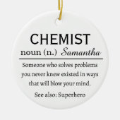 Chemicaliëndefinitie Keramisch Ornament (Voorkant)