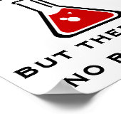 Chemicaliëndocent Chemist Funny Joke Poster (Hoek)